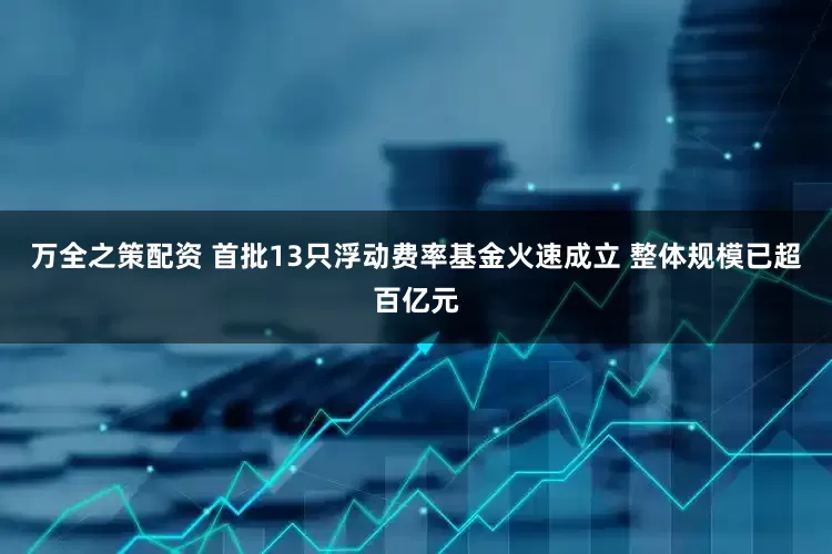 万全之策配资 首批13只浮动费率基金火速成立 整体规模已超百亿元